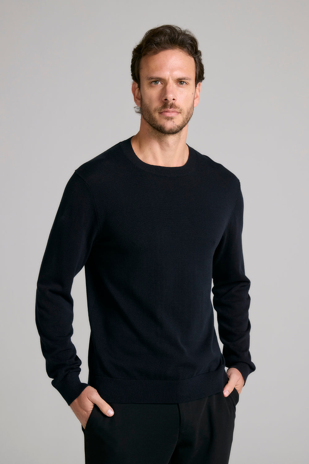 Tricot Liso Gola Careca