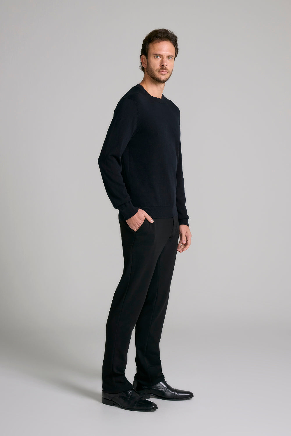 Tricot Liso Gola Careca