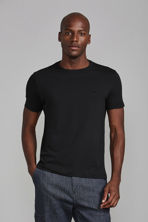 Camiseta Slim Fit - Preto