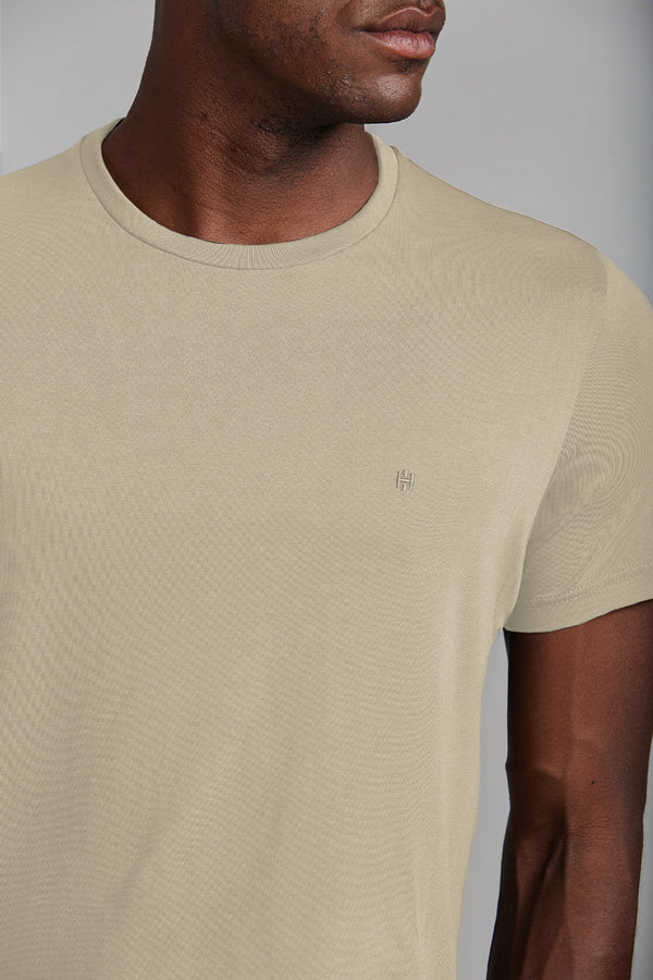 Camiseta Slim Fit - Khaki