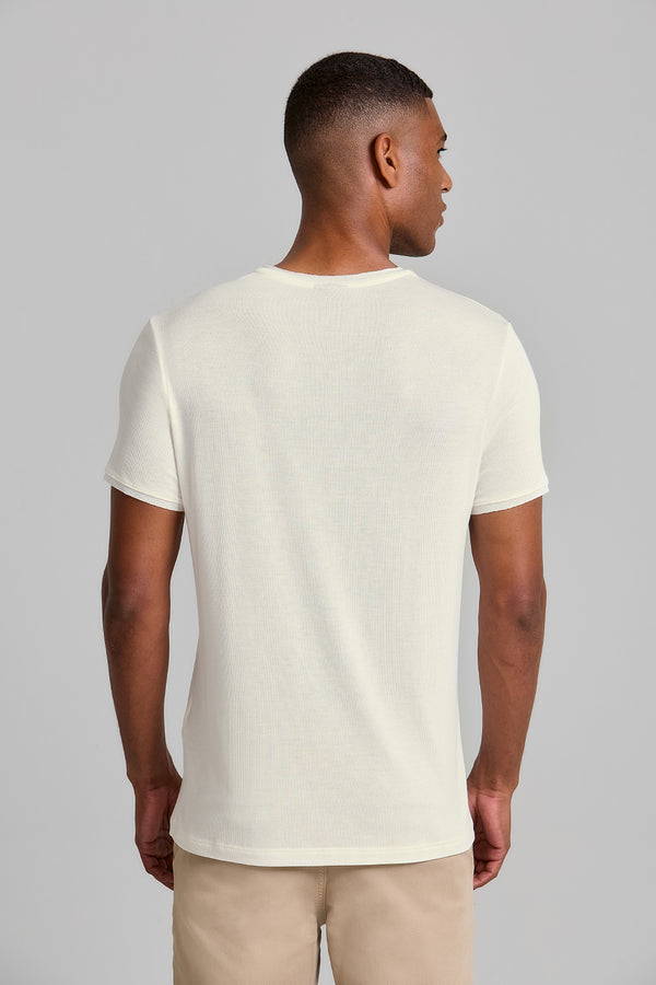 Camiseta Slim Fit - Off White
