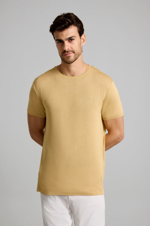 Camiseta Slim Fit - Khaki