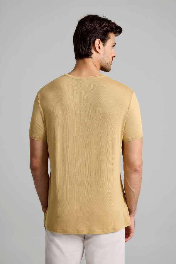 Camiseta Slim Fit - Khaki
