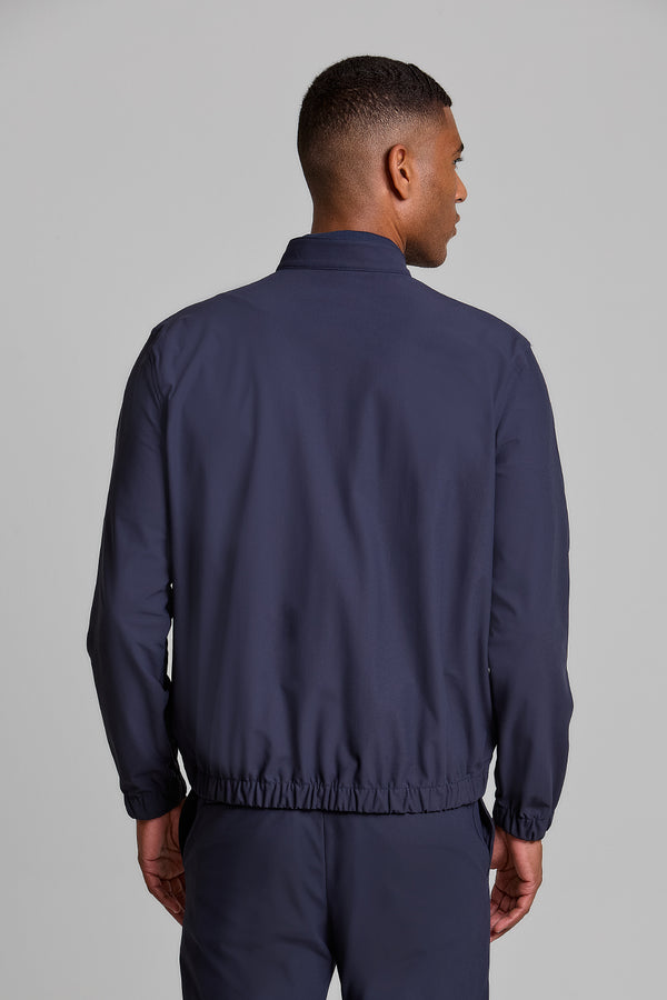 Jaqueta Bomber com Zíper Hitech Slim Fit - Azul Marinho