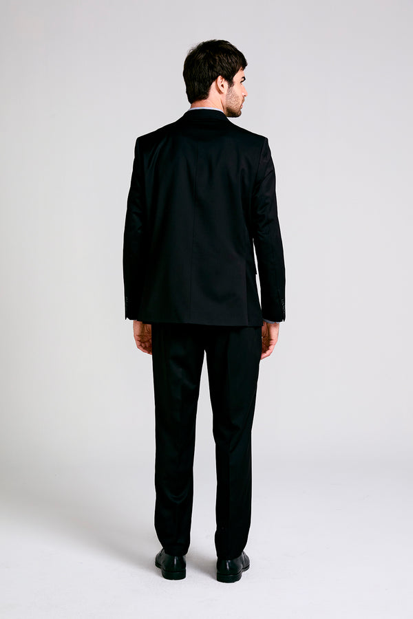 Terno Slim Fit PV Liso - Preto