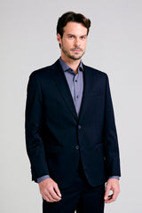 Terno Slim Fit PV Liso - Azul Marinho