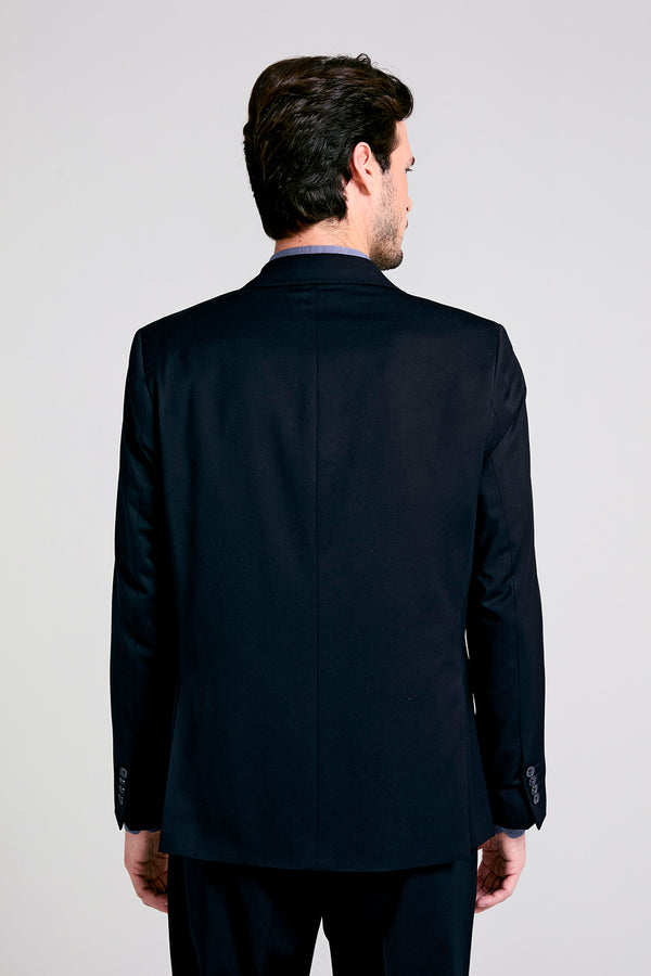 Terno Slim Fit PV Liso - Azul Marinho