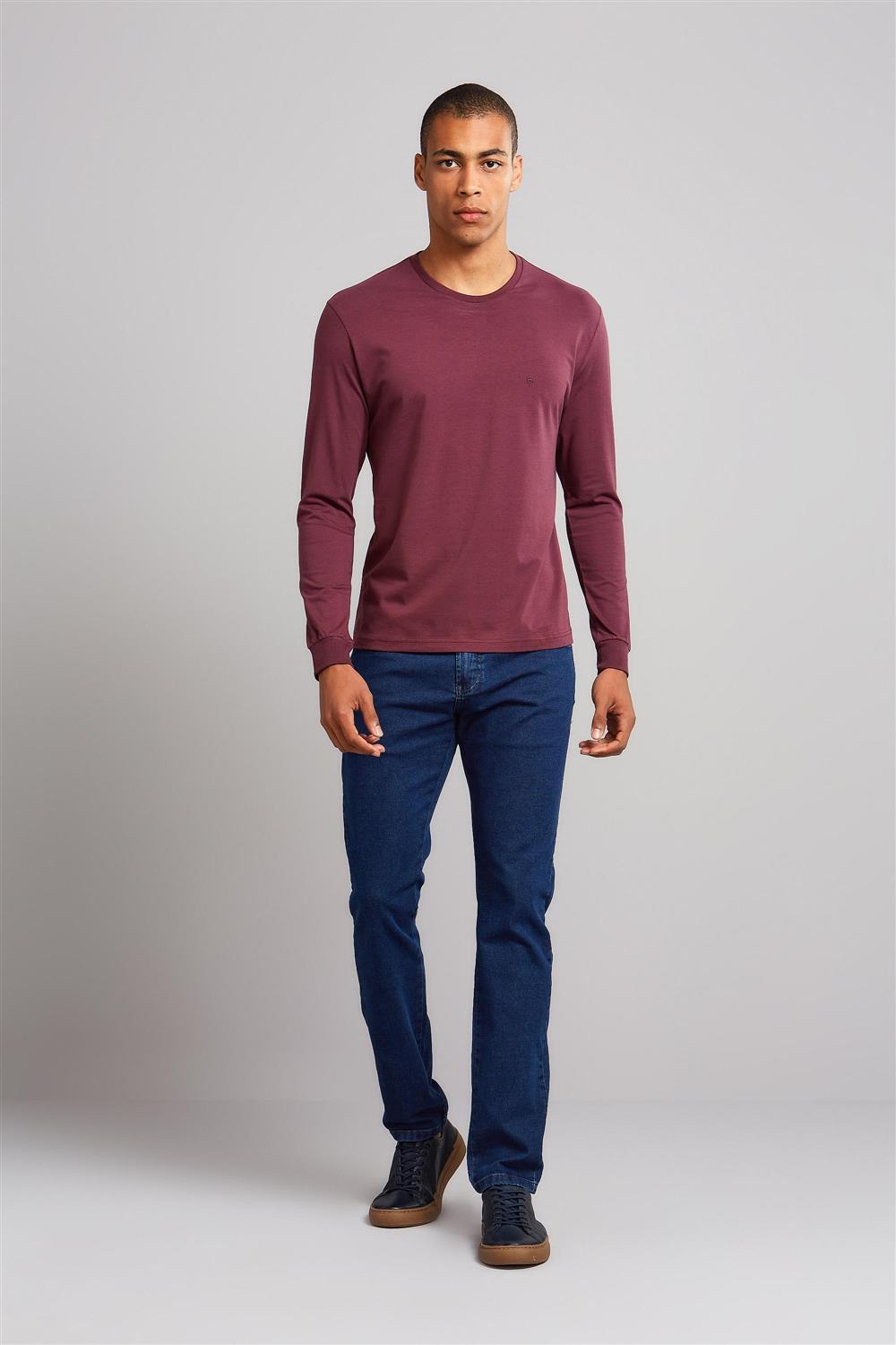 Camiseta Manga Longa Premium Comfort Malha