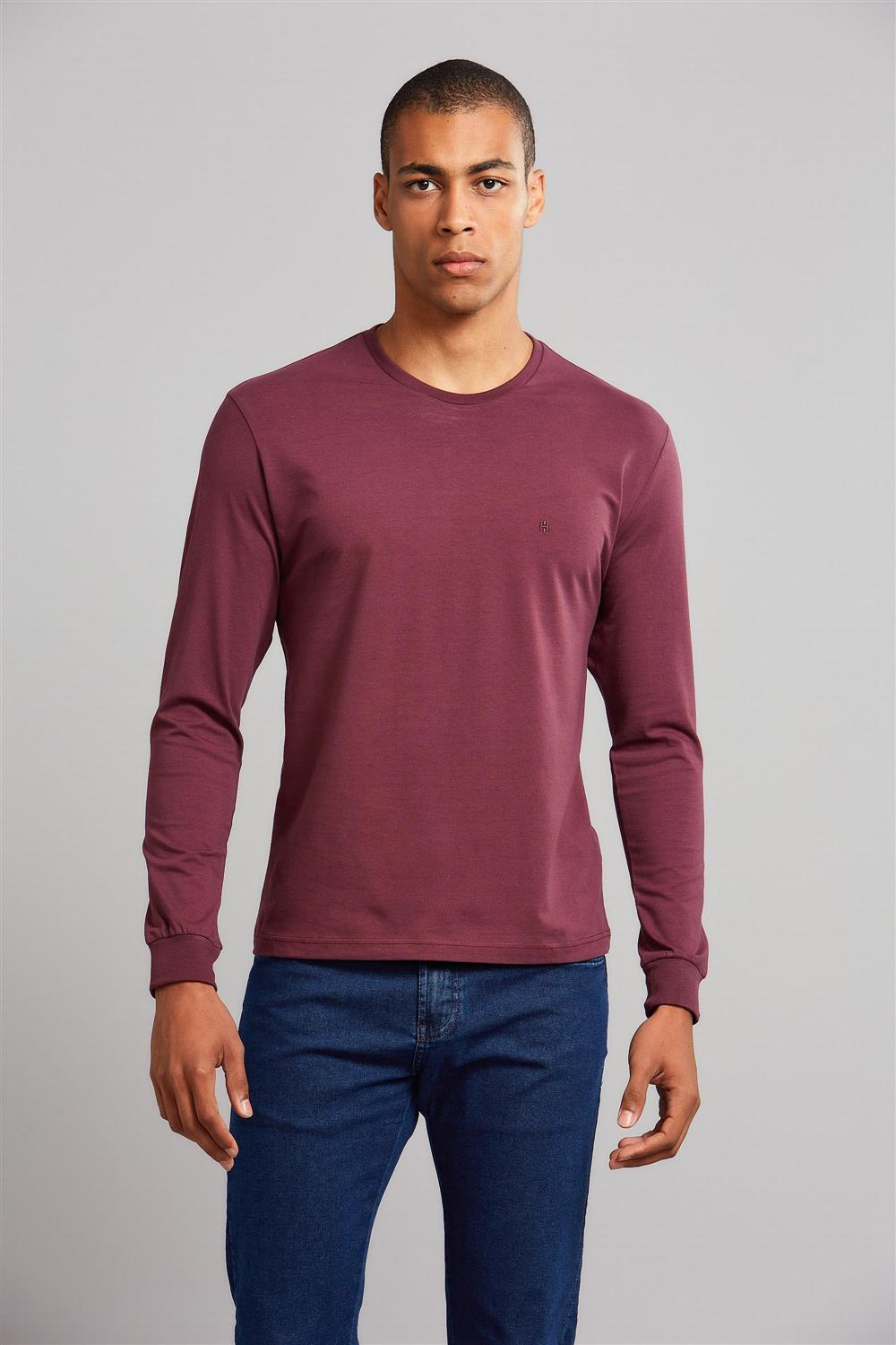 Camiseta Manga Longa Premium Comfort Malha