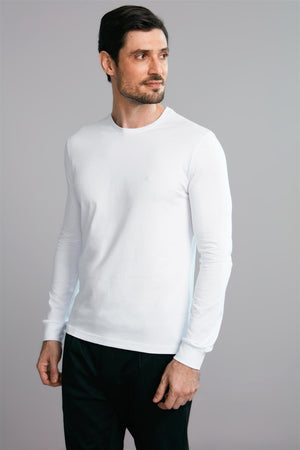 Camiseta Manga Longa Premium Malha Slim Fit
