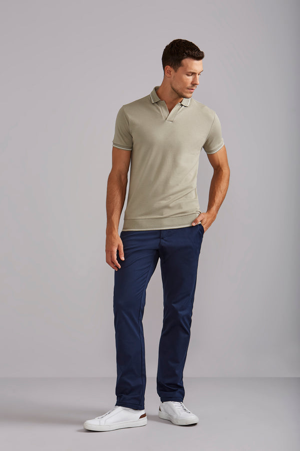 Polo Piquet Premium Slim Fit - Verde