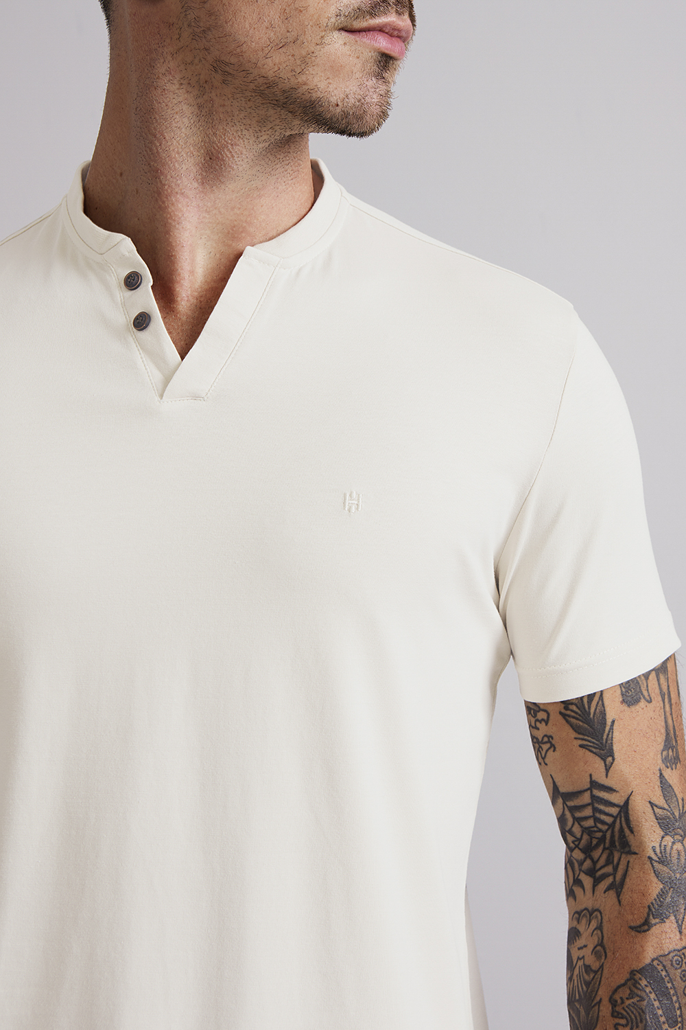 Camiseta Gola Portuguesa Malha Premium Slim Fit