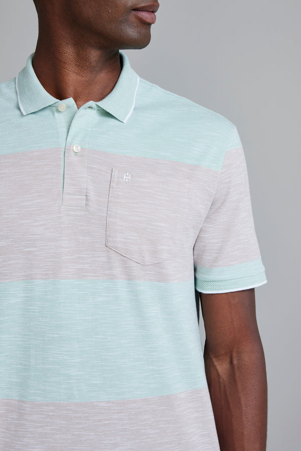 Camisa Polo com Bolso Piquet Comfort - Verde