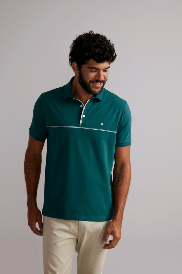Polo Comfort Malha - Verde