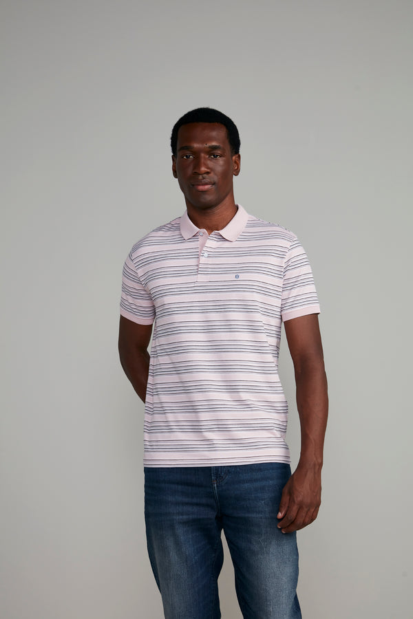Camisa Polo Malha Comfort - Rosa