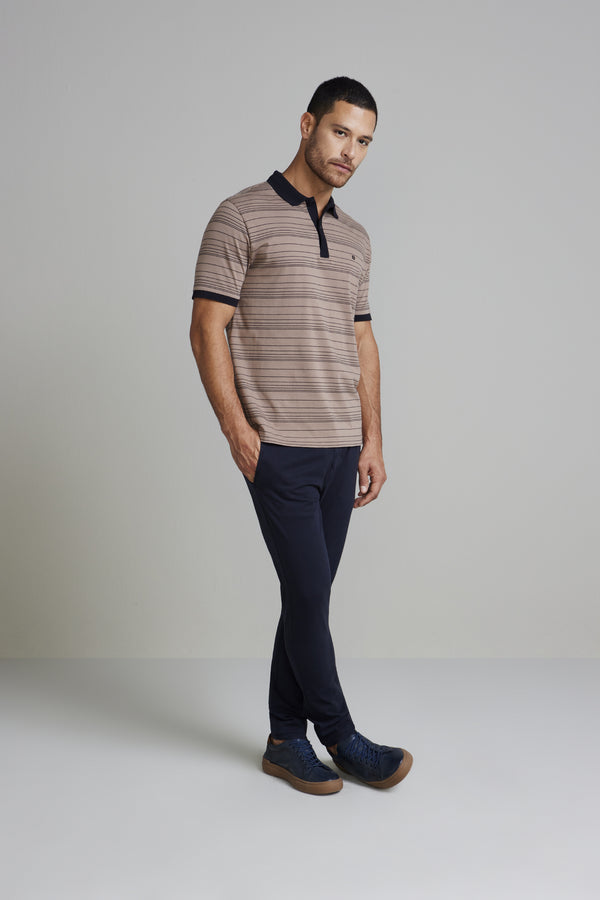 Camisa Polo Malha Comfort - Preto