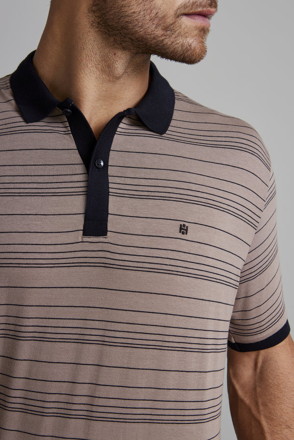Camisa Polo Malha Comfort - Preto