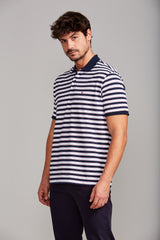 Camisa Polo Malha Comfort - Azul Marinho