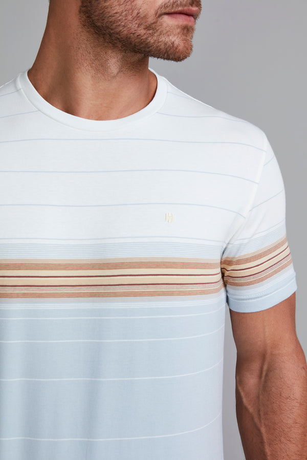 Camiseta Malha Slim Fit - Bege