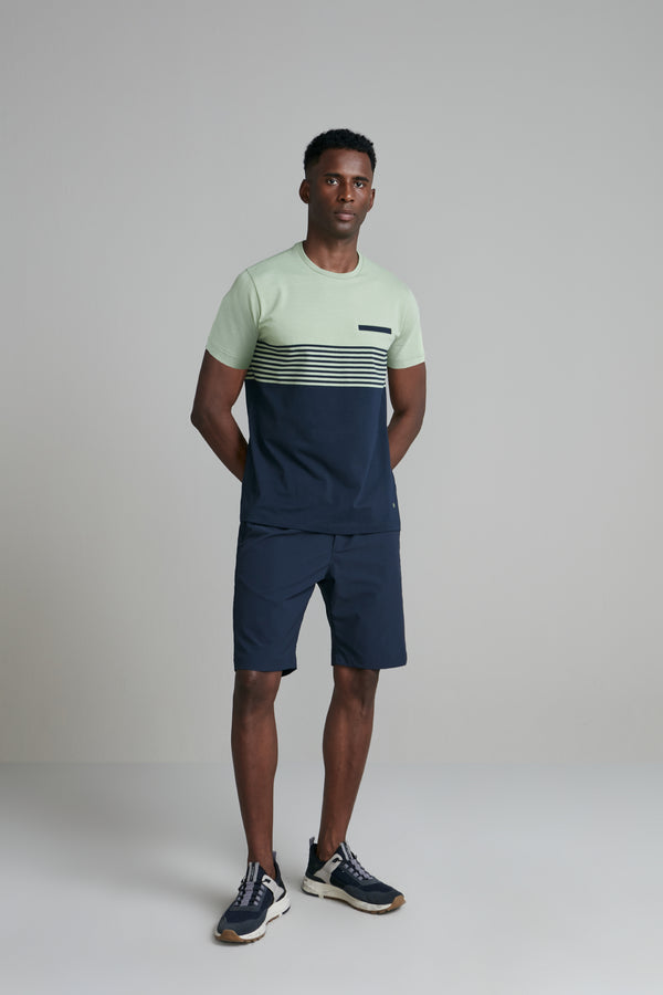 Camiseta Malha Slim Fit - Verde