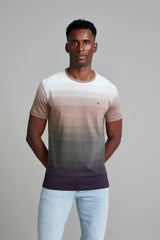 Camiseta Malha Slim Fit - Bege