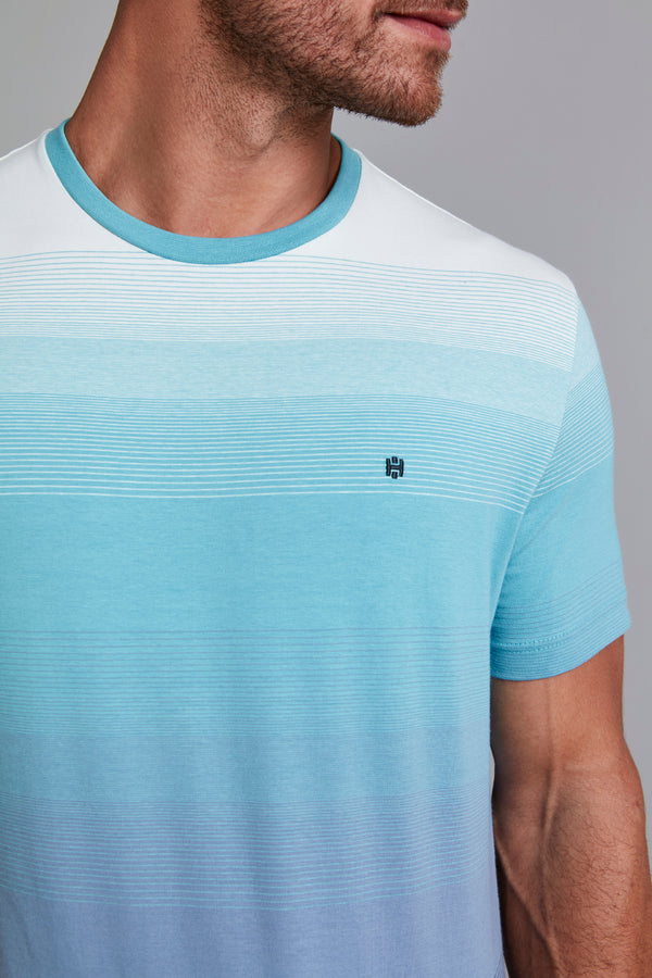 Camiseta Malha Slim Fit - Bege