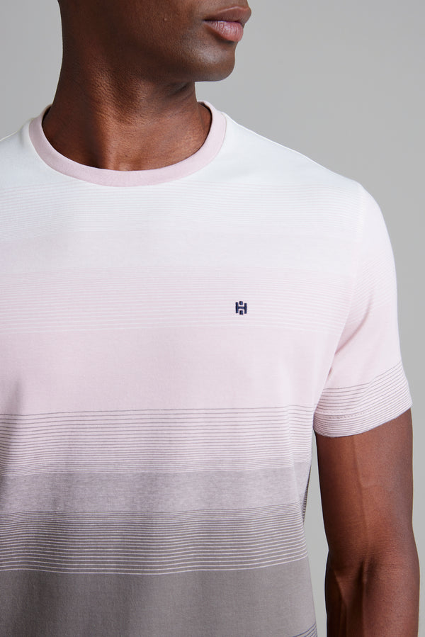 Camiseta Malha Slim Fit - Bege