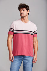 Camiseta Malha Comfort - Rosa