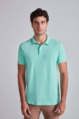 Camisa Polo Piquet Slim Fit - Verde