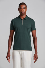 Camisa Polo Piquet Slim Fit - Verde