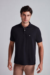 Camisa Polo Malha Comfort - Preto
