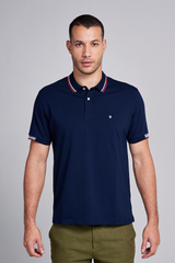 Camisa Polo Malha Comfort - Azul Marinho