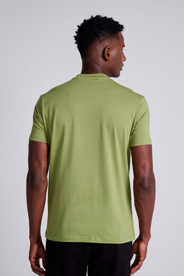 Camiseta Malha Slim Fit - Verde