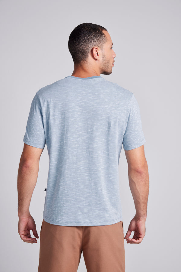 Camiseta Malha Comfort - Azul