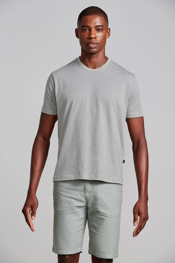 Camiseta Malha Comfort - Cinza