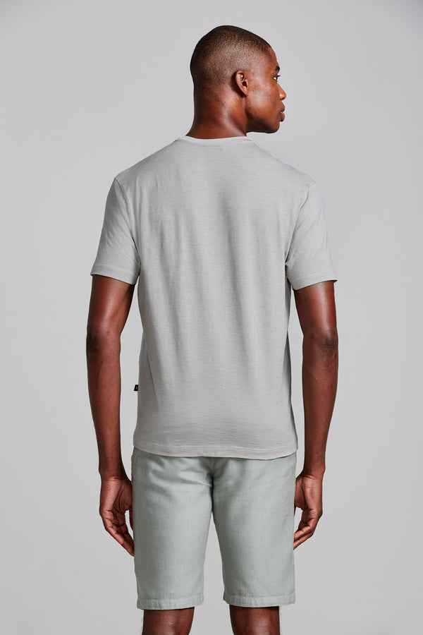 Camiseta Malha Comfort - Cinza