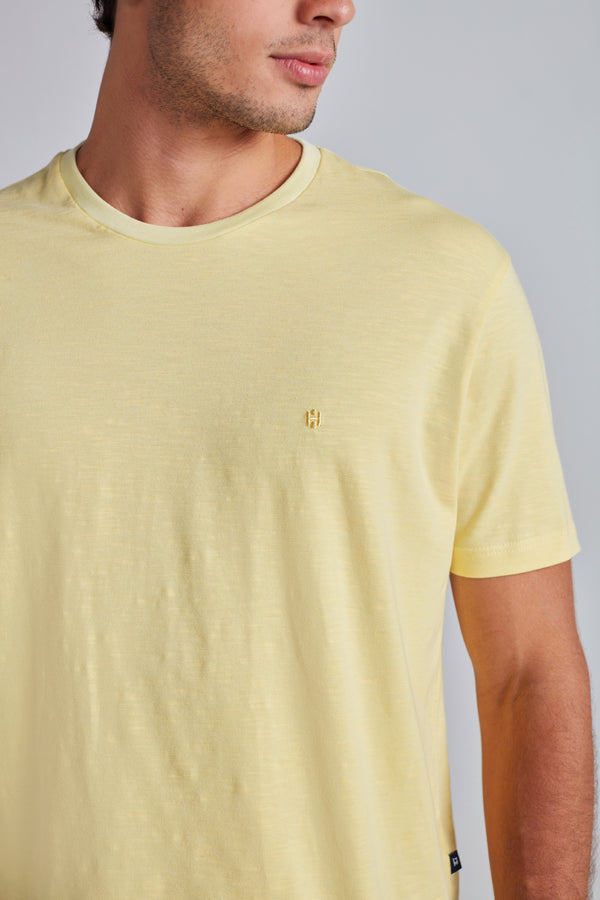 Camiseta Malha Comfort - Amarelo