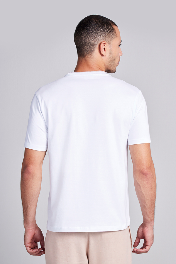 Camiseta Malha Comfort - Branco