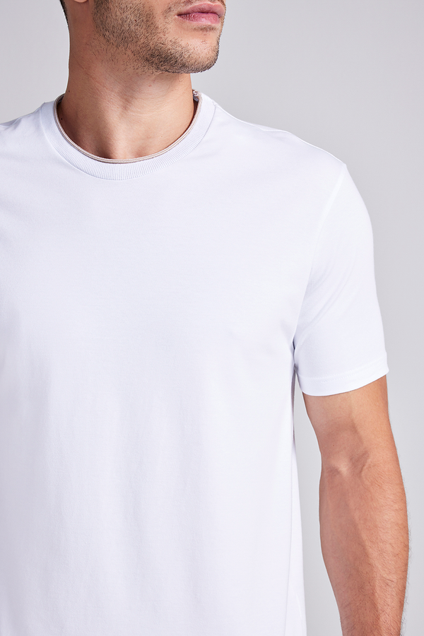 Camiseta Malha Comfort - Branco