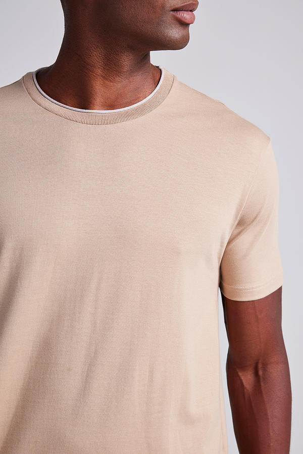 Camiseta Malha Comfort - Marrom