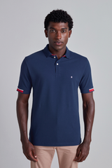 Camisa Polo Piquet Comfort - Azul