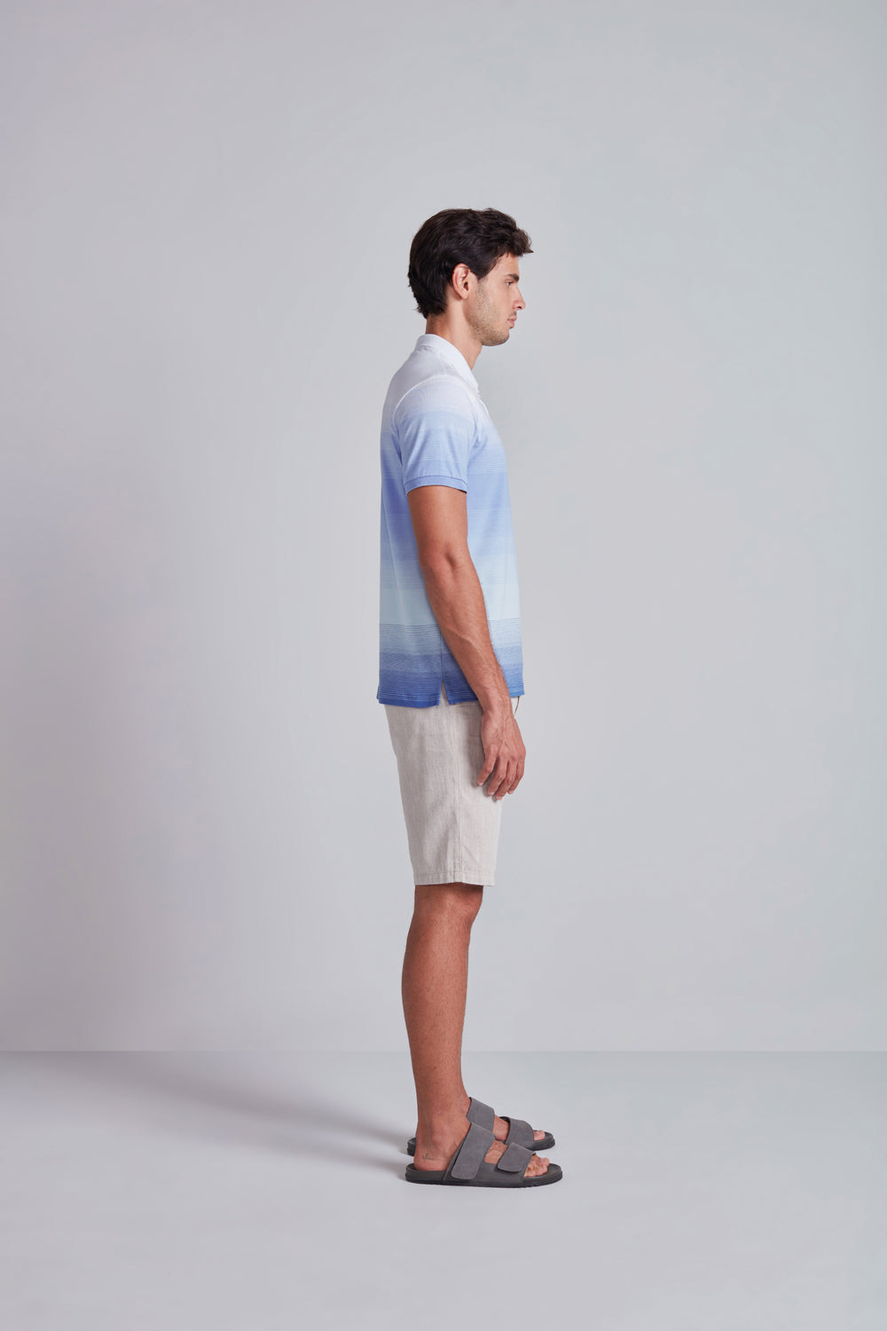 Camisa Polo Malha Slim Fit