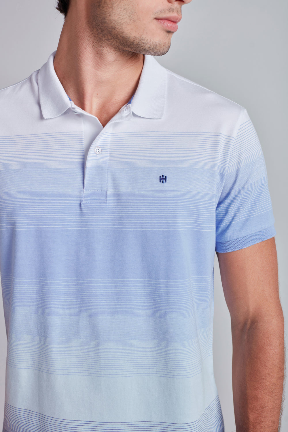 Camisa Polo Malha Slim Fit