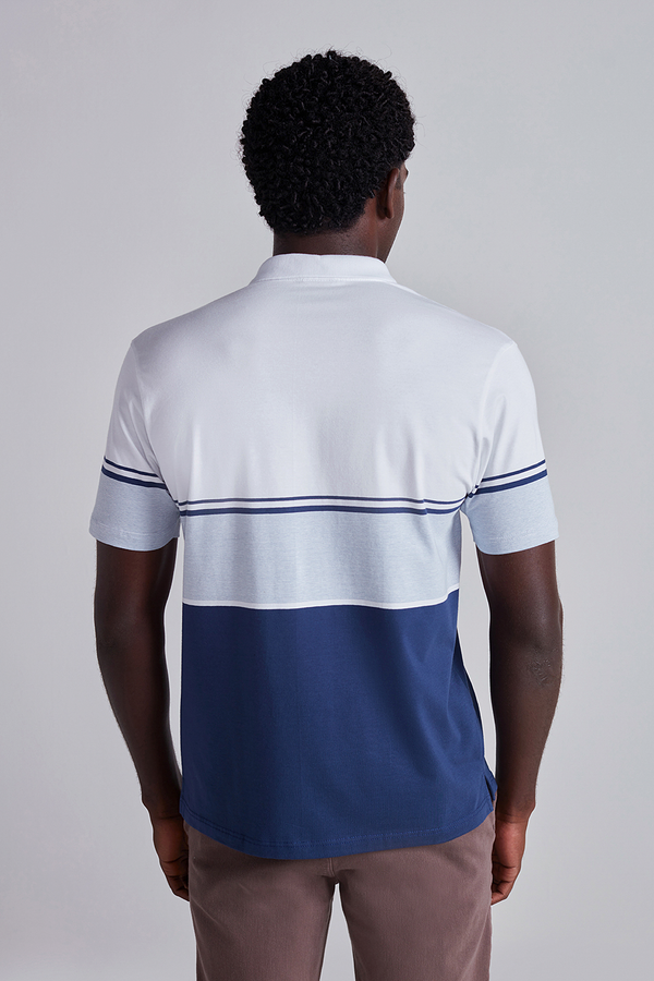 Camisa Polo com Bolso Malha Comfort - Branco
