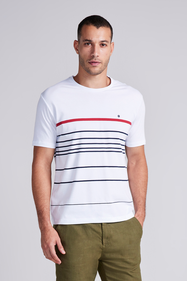 Camiseta Malha Comfort - Branco