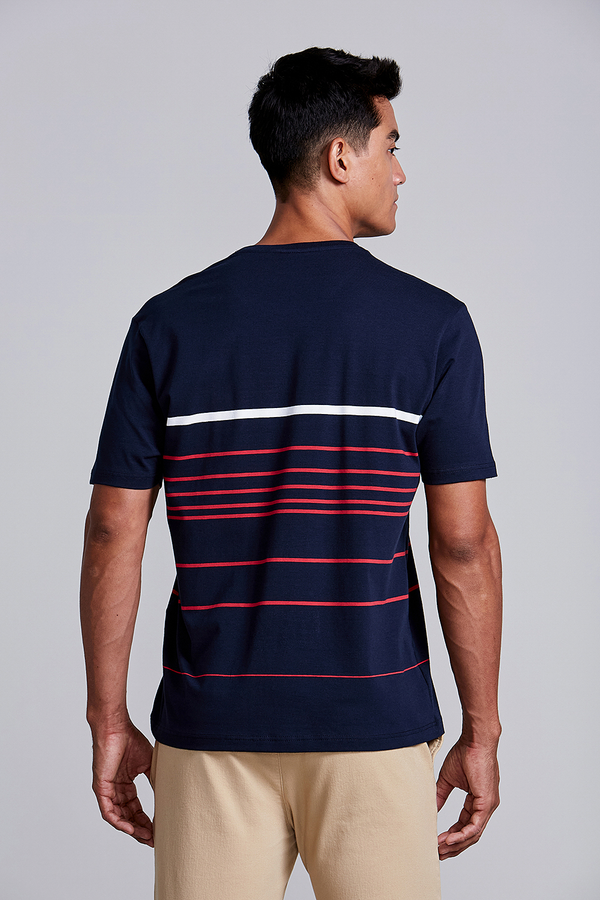 Camiseta Malha Comfort - Azul Marinho