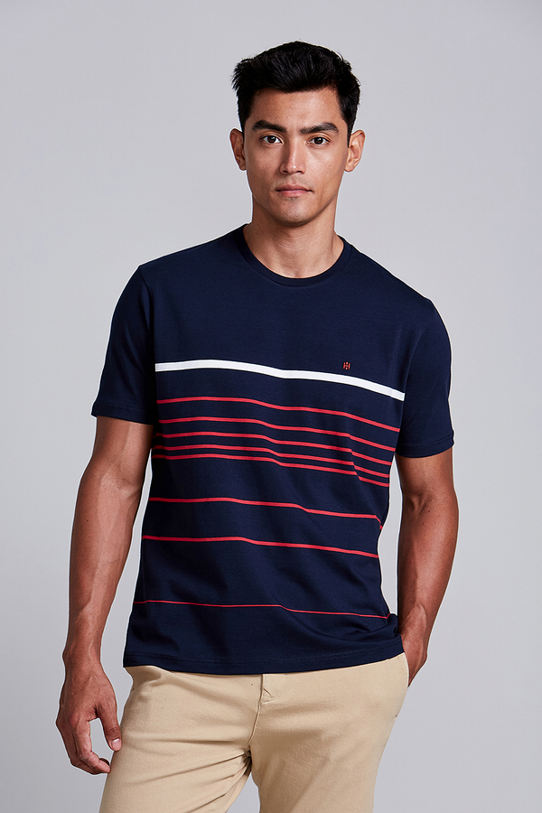 Camiseta Malha Comfort - Azul Marinho