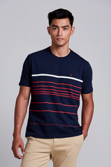 Camiseta Malha Comfort - Azul Marinho