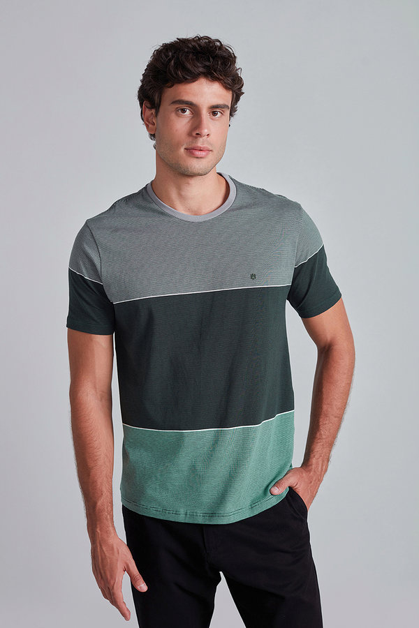 Camiseta Malha Comfort - Cinza