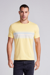 Camiseta Malha Slim Fit - Amarelo